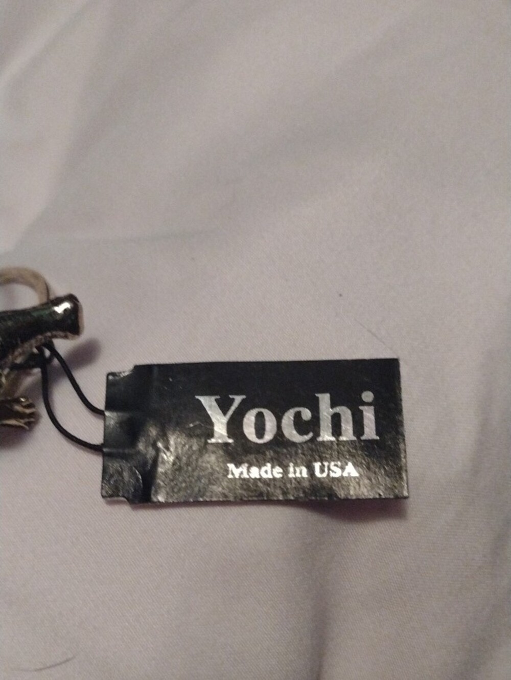 Yochi Gold Alligator Statement Cuff Bracelet - Picture 2 of 8
